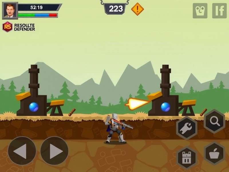 Resolute Defender Gameplay Screenshot